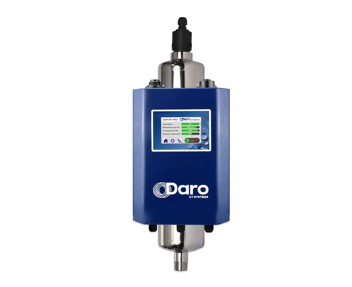 Saphir 1 Pro - 2024 Control Box - Vertical Setup UV Water Treatment
