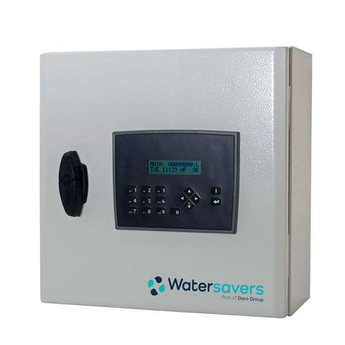 Water Leak Detection System - WLDS - Water flow monitoring system for installations with two pulsed water meter. Measuring from the main (M1) and a sub pulse meter (M2)